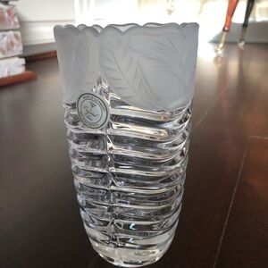 Crystal 24% Lead Vase Germany